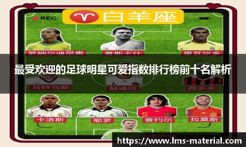 最受欢迎的足球明星可爱指数排行榜前十名解析